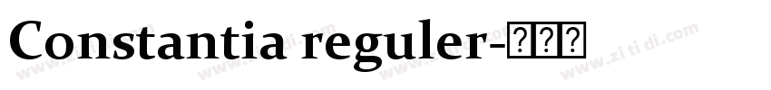 Constantia reguler字体转换 Constantia reguler字体转换